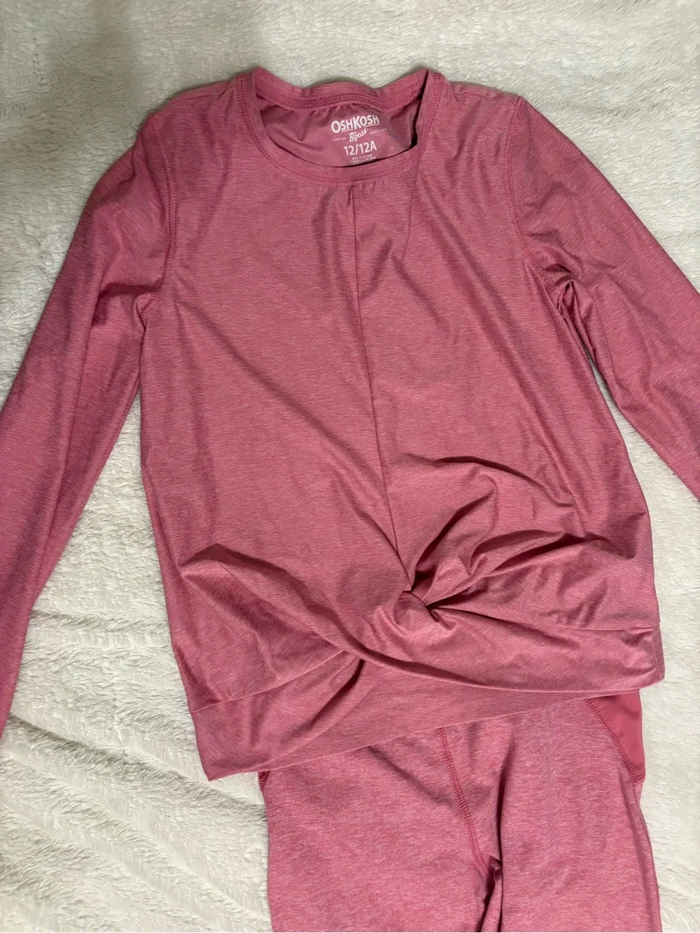 OshKosh B'gosh Girls Pink Long-Sleeve Set
